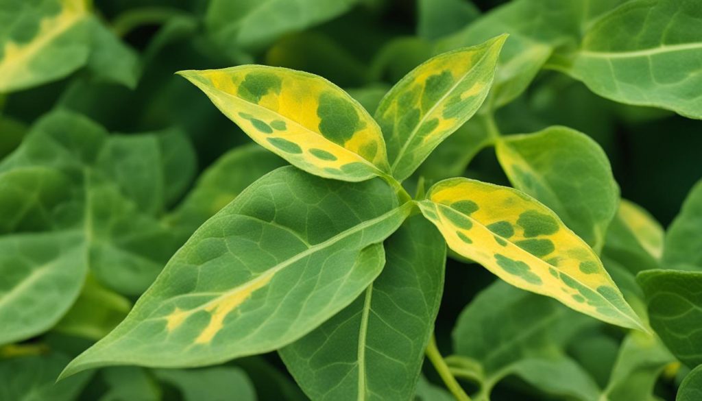 why are my green bean leaves turning yellow